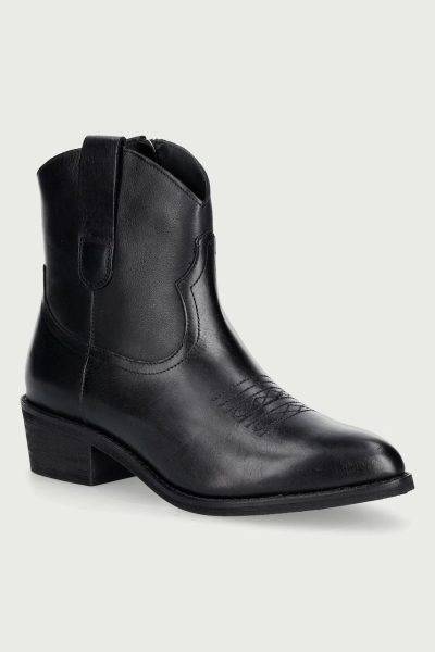 Jonak  cizme cowboy pentru femei din piele TALY CUIR GRAINE