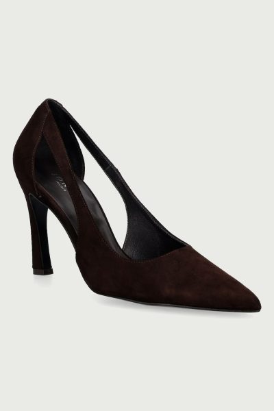 Jonak  pantofi cu toc stiletto din piele întoarsă DEDGAR VELOURS