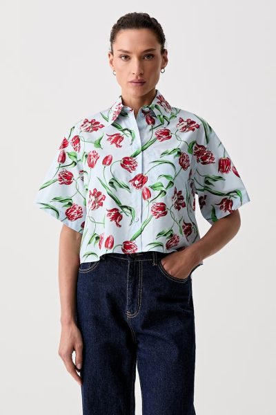 Kenzo  cămașă pentru femei, din bumbac