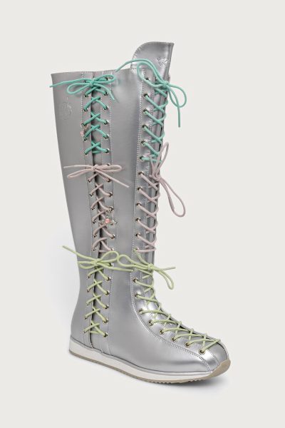 Koi Footwear  Numinous Lace Up Charm Long Boots cizme pentru femei
