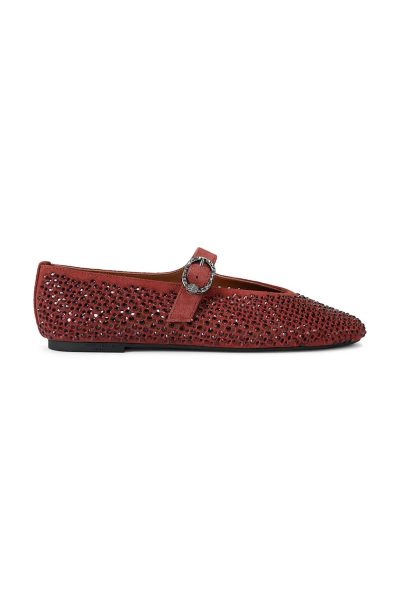 Kurt Geiger London  balerini din piele Mayfair Ballet Flat Wine