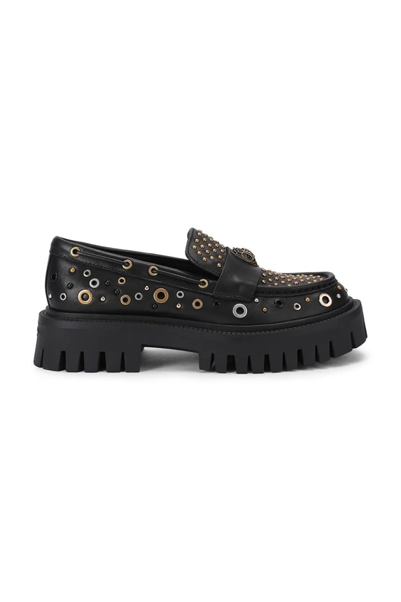 Kurt Geiger London  mocasini pentru femei din piele Studded Chunky Loafer