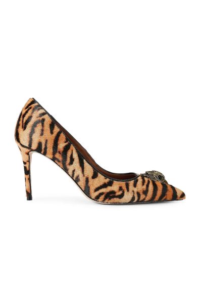 Kurt Geiger London  pantofi cu toc stiletto din piele Belgravia Eagle Court Camel