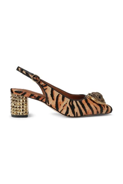Kurt Geiger London  tocuri cu călcâiul deschis din piele Chelsea Block Slingback