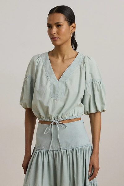 Lauren Ralph Lauren  bluză din bumbac
