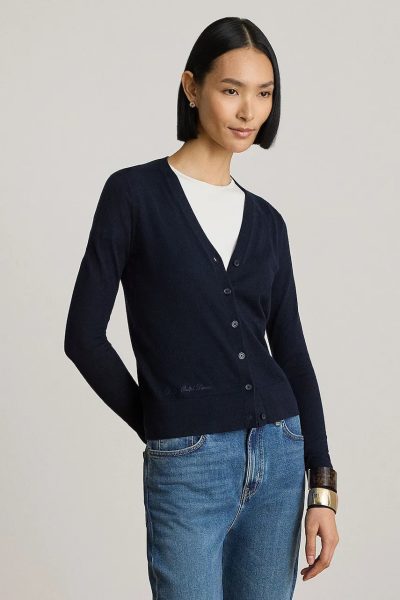 Lauren Ralph Lauren  cardigan pentru femei cu bumbac