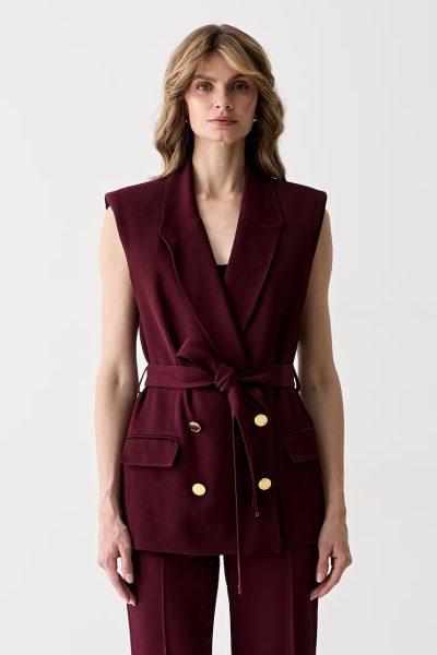 Marciano by Guess  vestă cu două rânduri de nasturi pentru femei cu vâscoză RASHIDA
