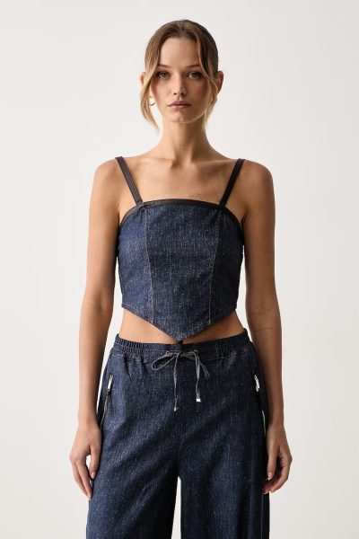 Max&Co.  top pentru femei cu amestec de in OMBRA