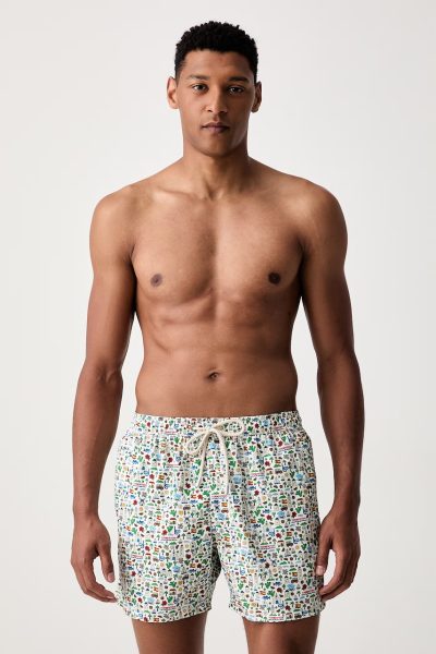 MC2 Saint Barth  pantaloni scurți de baie pentru bărbați LIGHTING MICRO FANTASY