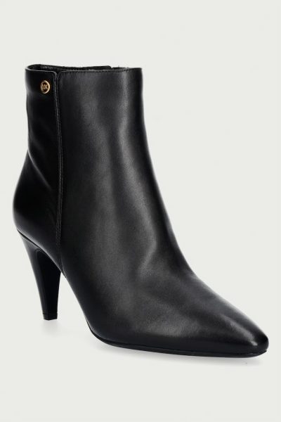 MICHAEL Michael Kors  botine cu toc cui pentru femei din piele Daniela Heeled Bootie