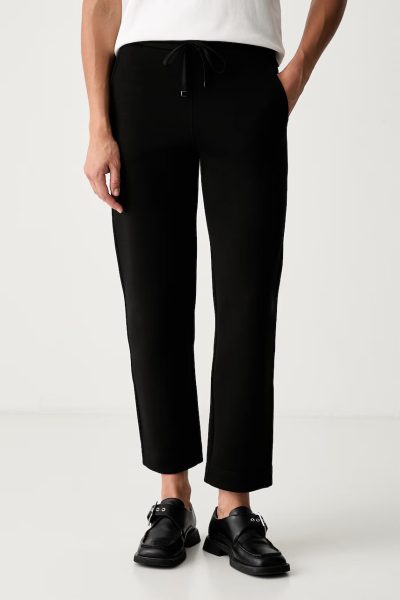 MM by Max Mara  pantaloni de trening pentru femei cu bumbac MMLZINNIA