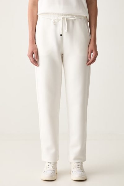 MM by Max Mara  pantaloni de trening pentru femei cu bumbac MMLZINNIA