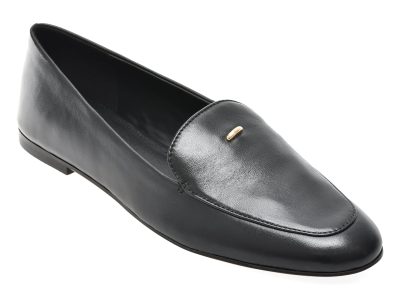 Mocasini ALDO negri, DAPHIA 001, din piele naturala
