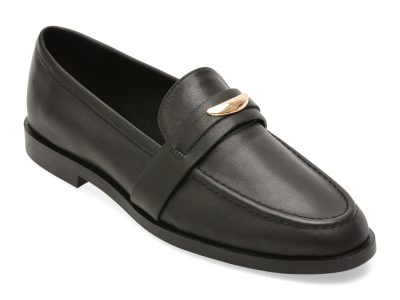 Mocasini ALDO negri, ELLYA 001, din piele naturala