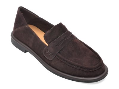 Mocasini EPICA maro, V1729D1, din piele intoarsa