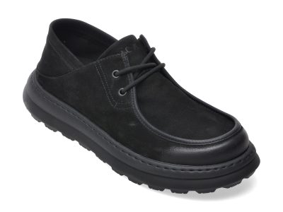 Mocasini EPICA negri, 1600, din piele naturala