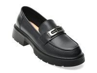 Mocasini GRYXX negri, 6310, din piele naturala