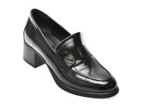 Mocasini IMAGE negri, 173365, din piele naturala lacuita