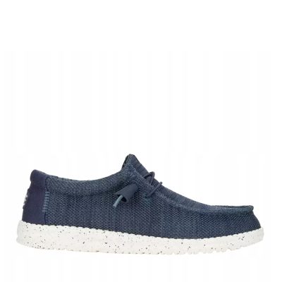 Mocasini ușori bărbați HeyDude Wally Stetch Sox bleumarin 3091BM41898BL