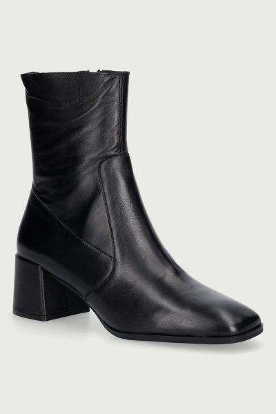Nokwol  botine pentru femei din piele Jan Black Vienna