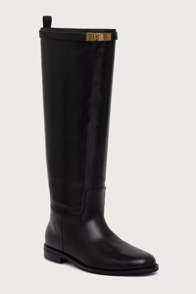Nokwol  cizme pentru femei din piele Vera Black Leather