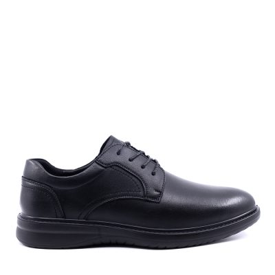 Pantofi bărbați Benvenuti negri din piele cu talpă flexibilă 3851BP829N