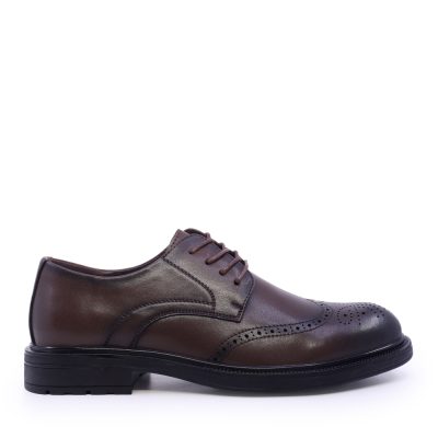 Pantofi derby bărbați Benvenuti maro din piele 3851bp042m