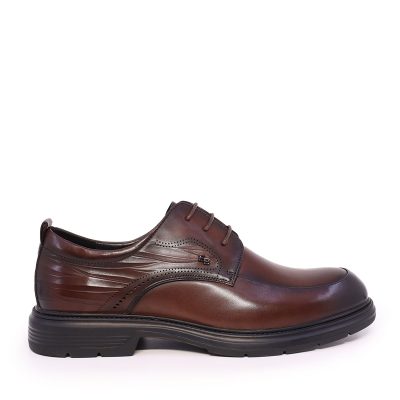 Pantofi derby bărbați  Enzo Bertini maro din piele naturală 1420BP2100M