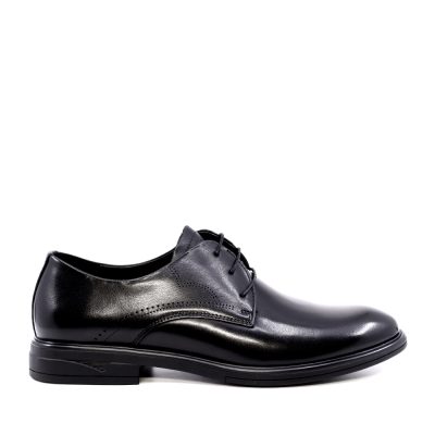 Pantofi derby bărbați Enzo Bertini negri din piele naturală 1421BP1100N