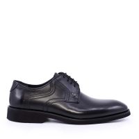 Pantofi derby bărbați Enzo Bertini negri din piele naturală 3689bp2370n