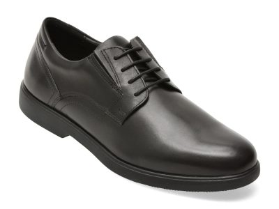 Pantofi eleganti GEOX negri, U65BJB, din piele naturala