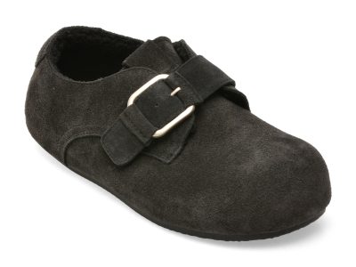 Pantofi GRYXX gri, 3712, din piele intoarsa