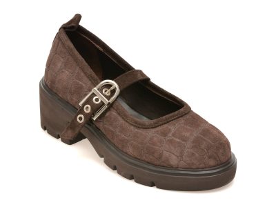 Pantofi GRYXX gri, 4846215, din piele intoarsa