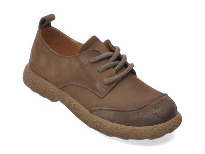 Pantofi GRYXX kaki, C3401, din piele naturala