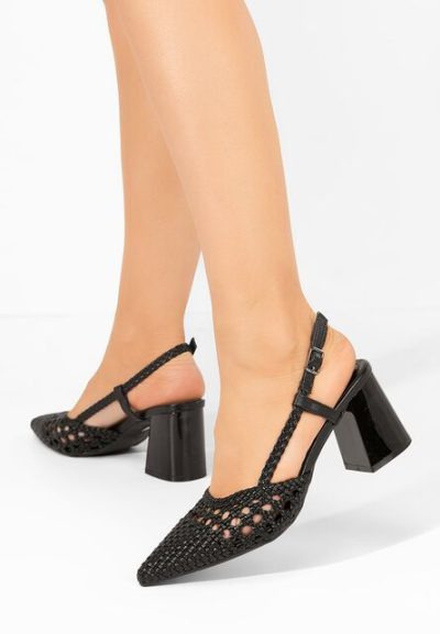 Pantofi slingback Letira V2 negri