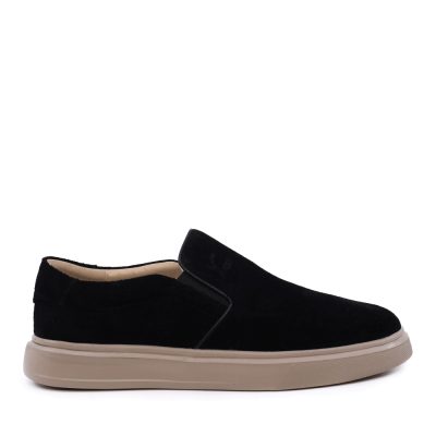 Pantofi slip on bărbați Luca di Gioia  negri din velur  3911BP810VN