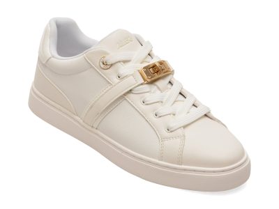 Pantofi sport ALDO albi, ELLYANNA 100, din piele ecologica
