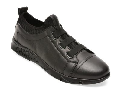 Pantofi sport BITE THE BULLET negri, CASPER 8, din piele naturala