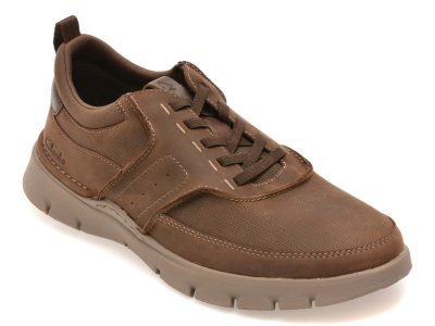 Pantofi sport CLARKS maro, STEP 365 STYLE, din piele naturala