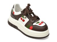 Pantofi sport FLAVIA PASSINI albi, 267715, din piele naturala
