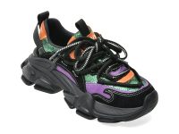 Pantofi sport FLAVIA PASSINI negri, 57589, din piele naturala
