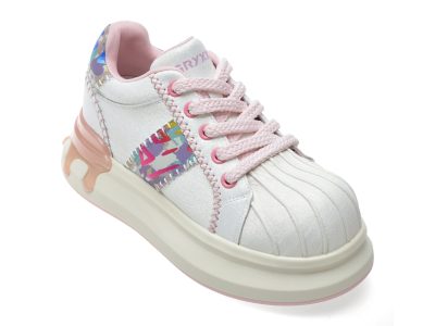 Pantofi sport GRYXX albi, 211915, din piele naturala