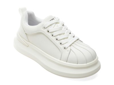 Pantofi sport GRYXX albi, 3753, din piele naturala