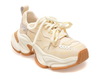 Pantofi sport GRYXX galbeni, 7053, din piele naturala