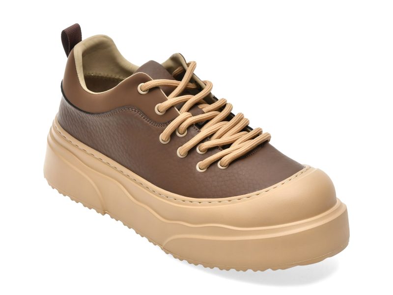 Pantofi sport GRYXX maro, 7565, din piele naturala