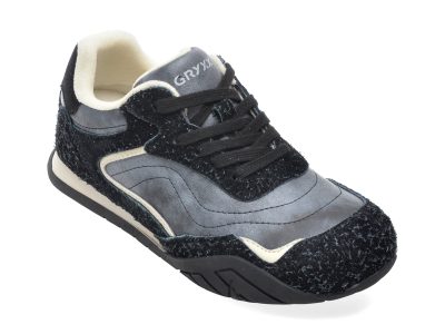 Pantofi sport GRYXX negri, 21661, din piele ecologica