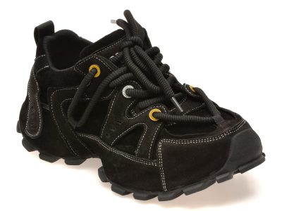 Pantofi sport GRYXX negri, 25057, din piele naturala