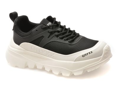 Pantofi sport GRYXX negri, 9867, din material textil