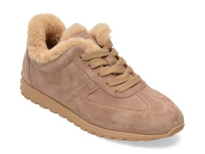 Pantofi sport GRYXX nude, 975B201, din piele intoarsa