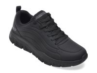 Pantofi sport SKECHERS negri, BOBS B LITE, din piele ecologica